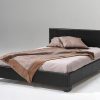 Lit style boxspring PP brun ou PP noir