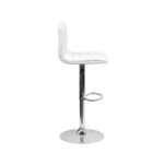 Tabouret haut pivotant avec repose pied