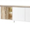 Buffet 4 portes, espace de rangement et eclairage lED