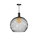 luminaire suspension globe filaire