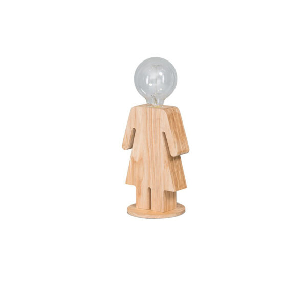 luminaire zoe tete en ampoule