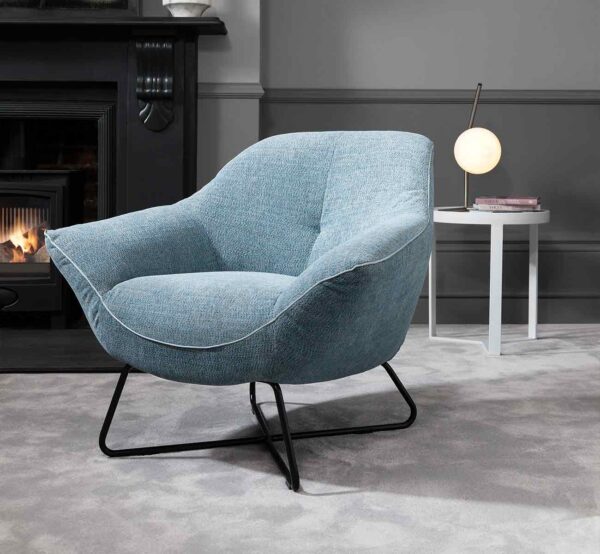 Fauteuil rico bleu