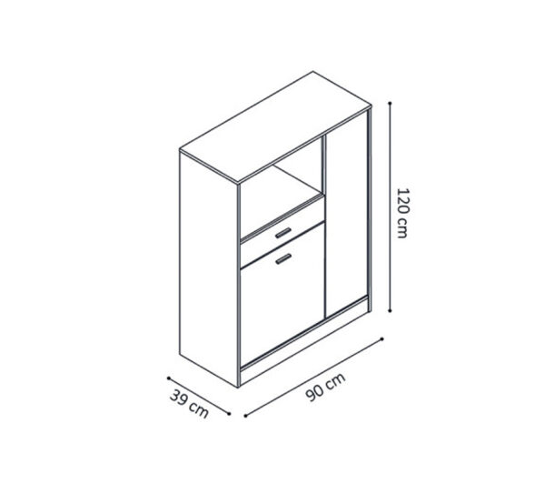 Plan de l'armoire de cuisineTRUDO