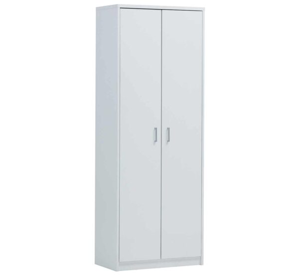 Armoire de rangement pour le linge de maison. 2 portes. couleur balnc