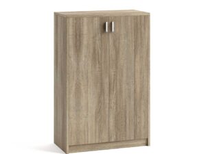 Grande commode SPACE de 110x72x36 cm avec 2 portes. 4 étagères